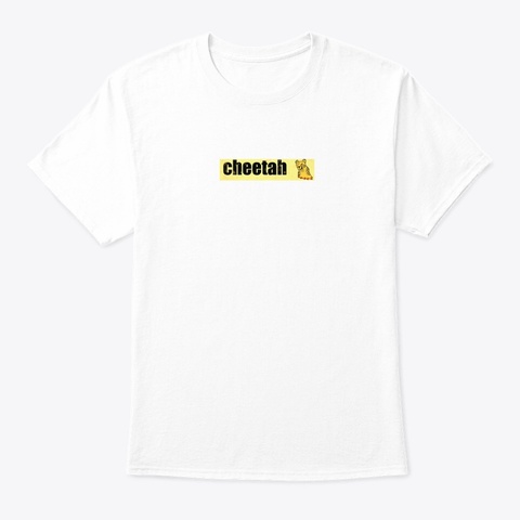 Cheetah 7000 T Shirt White T-Shirt Front