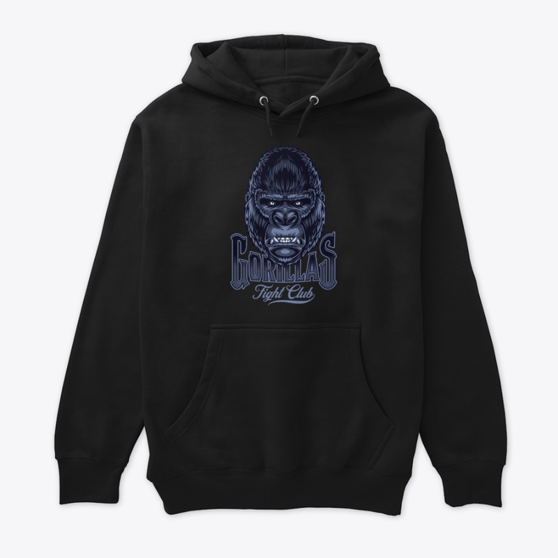 Gorillas Fight Club Vintage Animal Merch