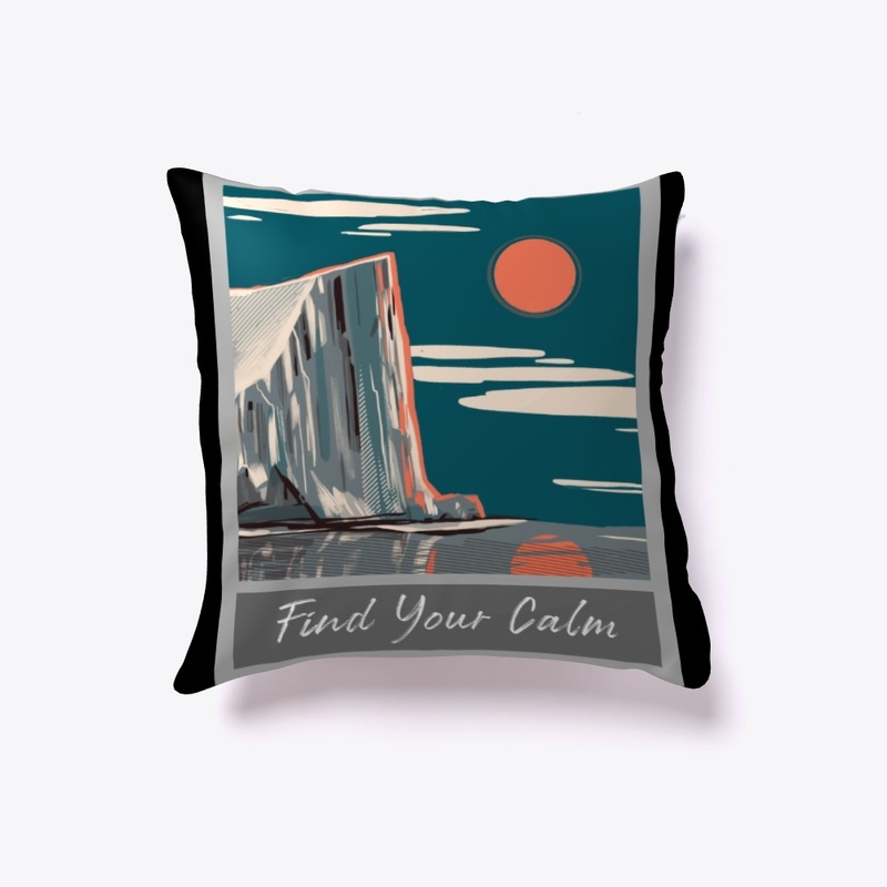Find Your Calm Orange Sky