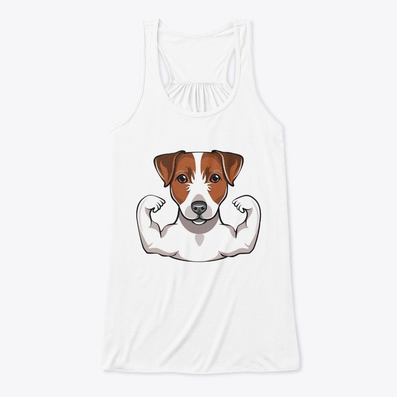Jack Russell Terrier with muscule