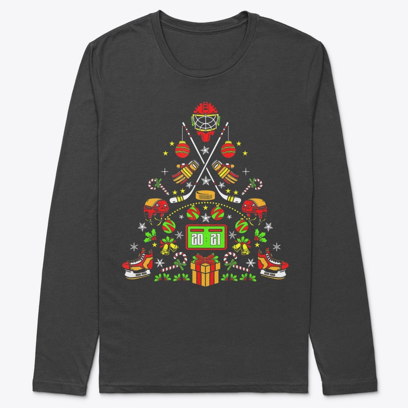 ICE HOCKEY CHRISTMAS TREE WINTER SPORT H