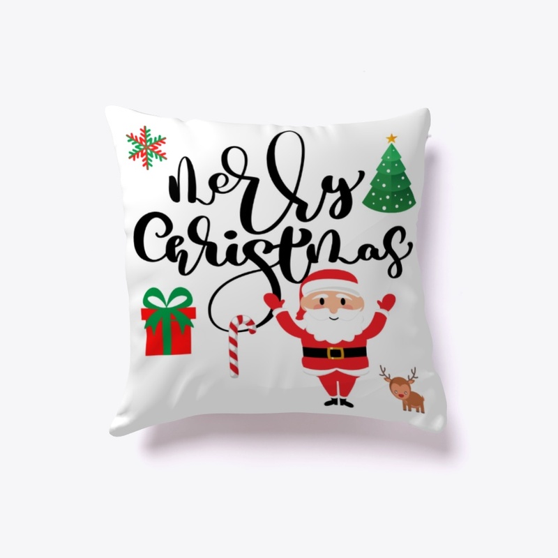 MERRY CHRISTMAS T-SHIRT / WHITE SANTA