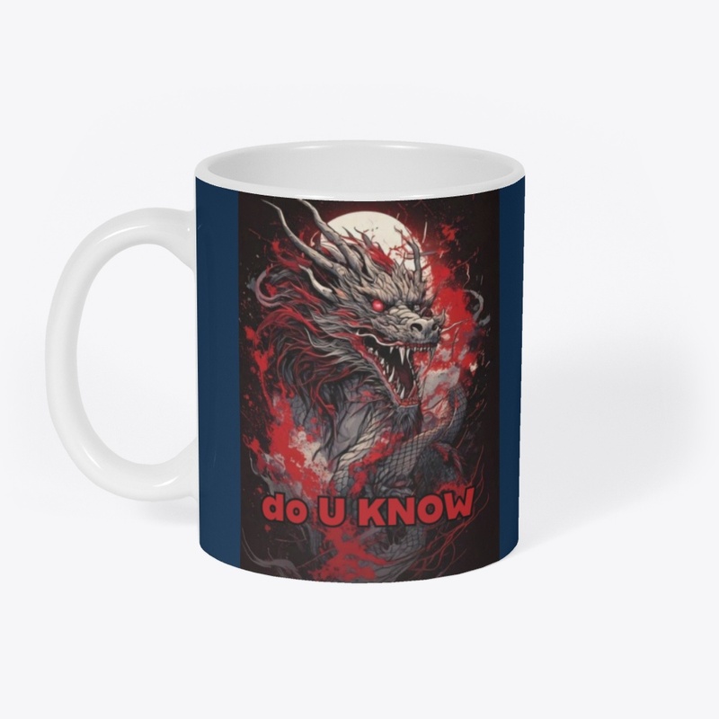 T Shirt Japanese Dragon, Do U Know