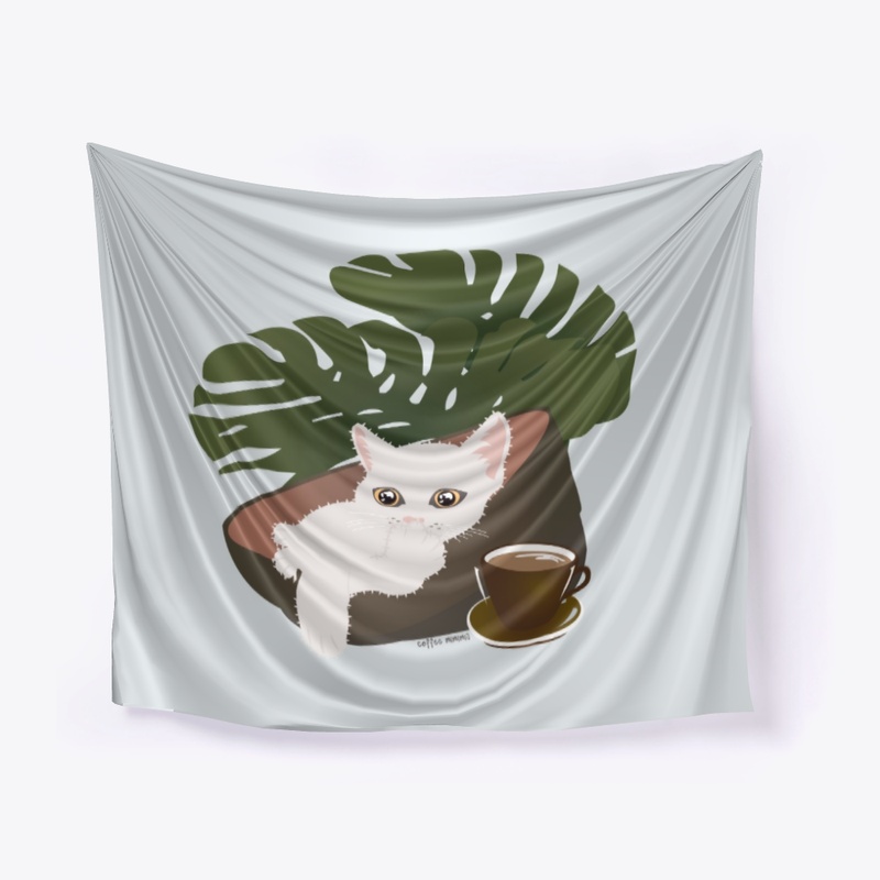 White Cat Coffee and her Montera Plant