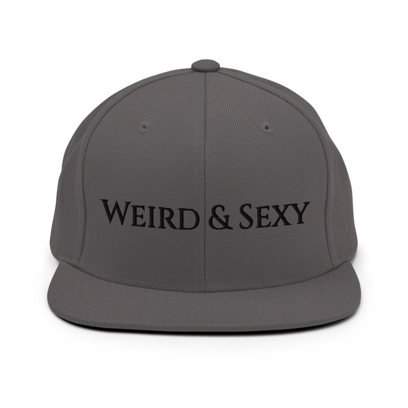 Weird and Sexy Snapback (Black)