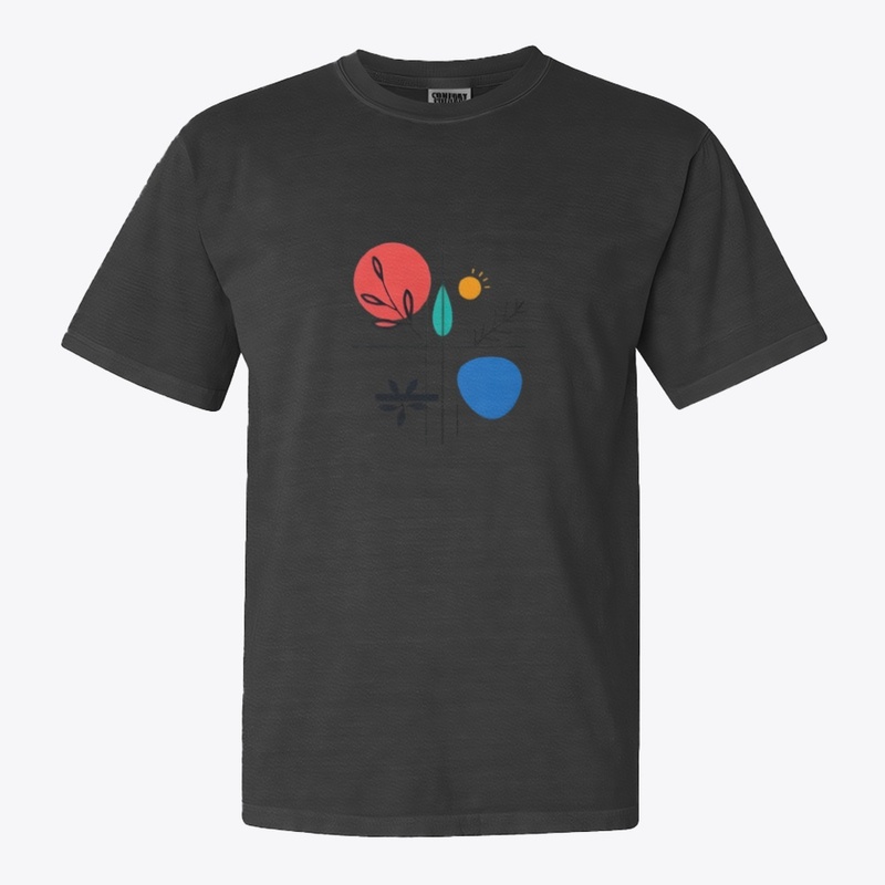 Minimalist graphic T-shirt design B