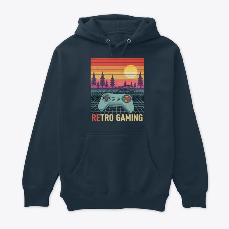 Retro Gaming Sunset