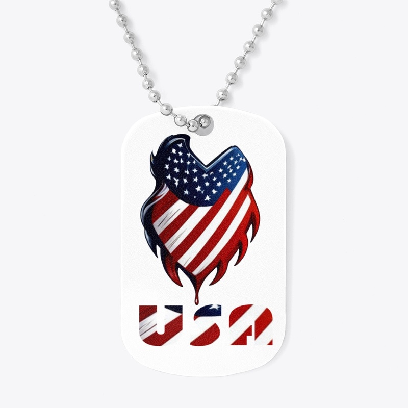 USA Flag design t-shirt