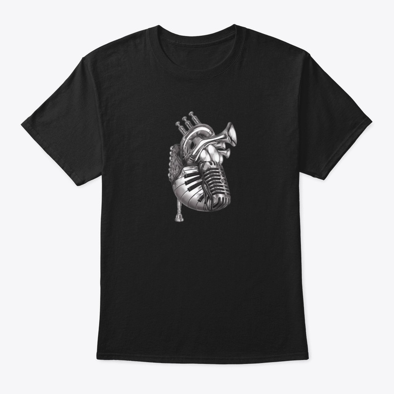 Heart music T-shirt