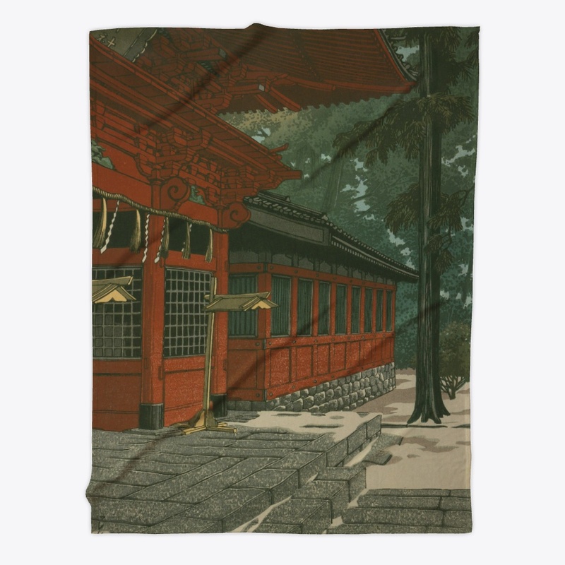 Ukiyoe "Snow at Sanno" by Hasui Kawase 