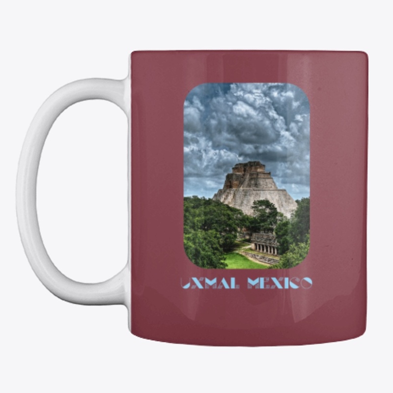 Uxmal Mexico Mayan Ruins Main Pyramid