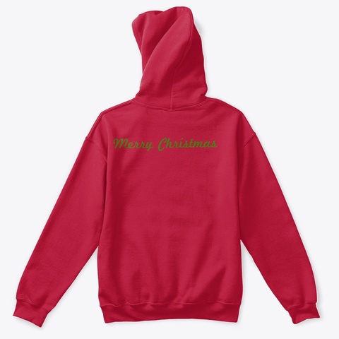 Suckmyduck Christmas Red T-Shirt Back