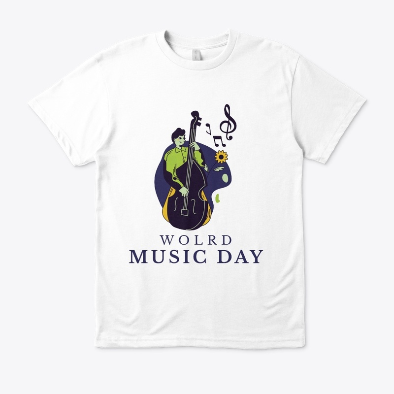 World Music Day Logo Eco Unisex Tee