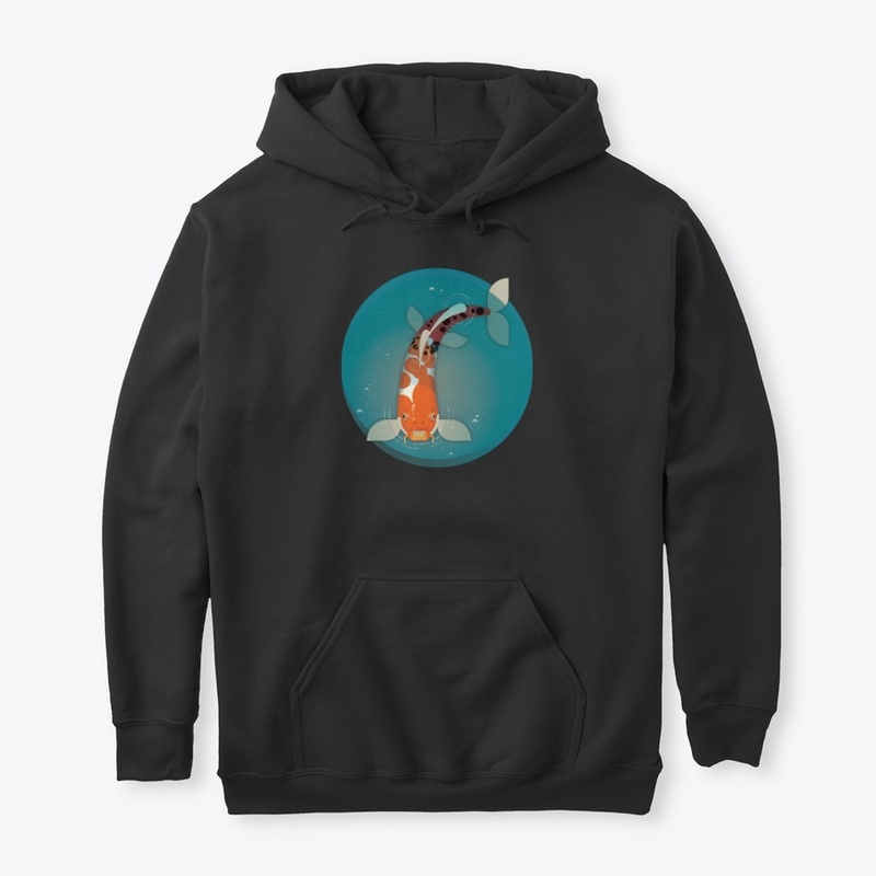 Swimming Koi Fish Bubble