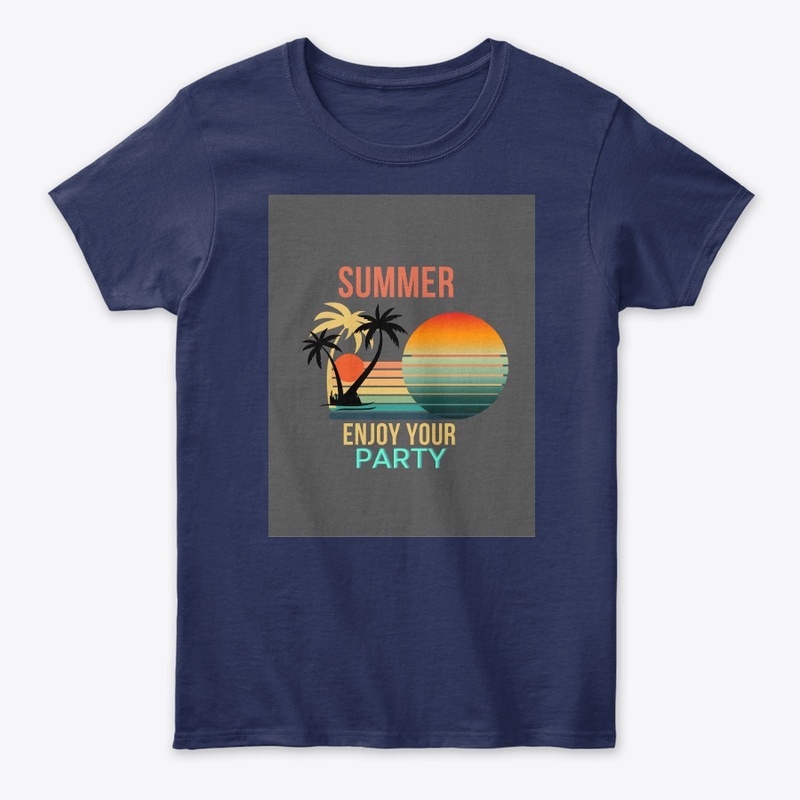 summer  enjoy your party tee shirt