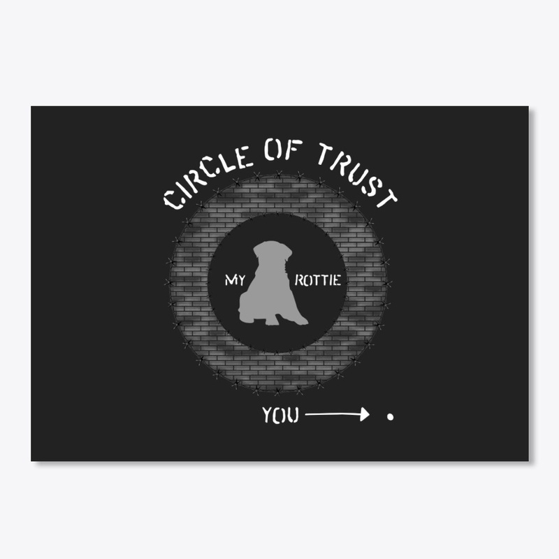 Cool Rottweiler Circle of Trust Bricks 