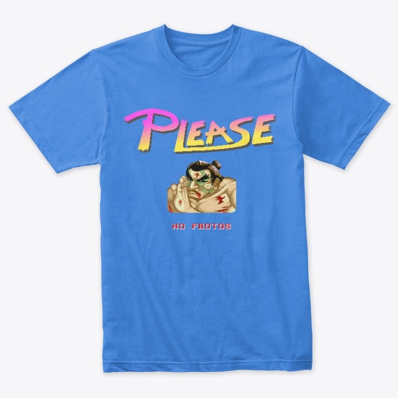 Please No Photos Retro Gaming Tee