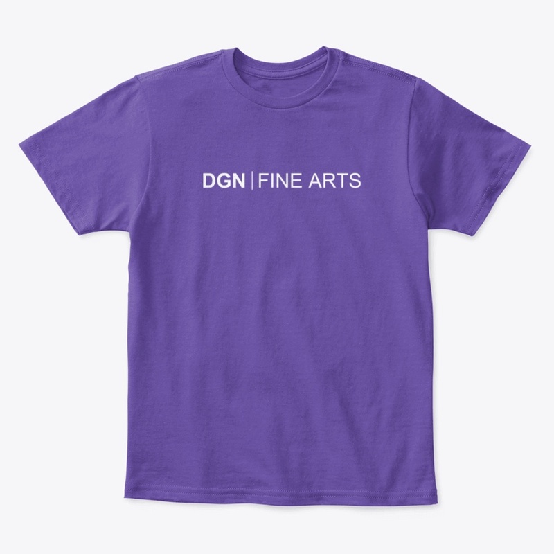 DGN Fine Arts tee (white logo)