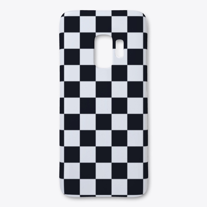 Black White Checker Board Check Pattern