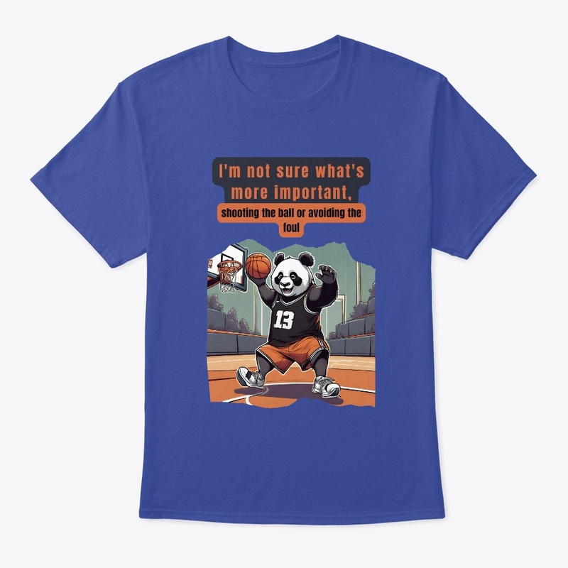 Get Cute Panda Basketball T-Shirts!