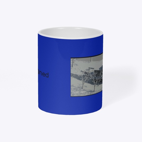 Custom Mug  Royal Blue T-Shirt Right