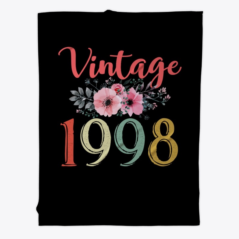 Vintage 1998 Floral 22nd Birthday Gift