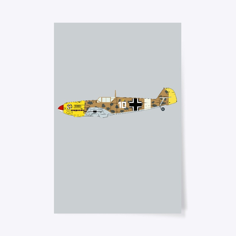 Bf109E-7 Afrika Tropical Camo Warbird