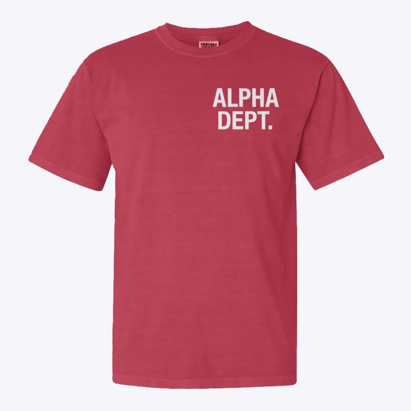 Alpha Dept. Tee - Red