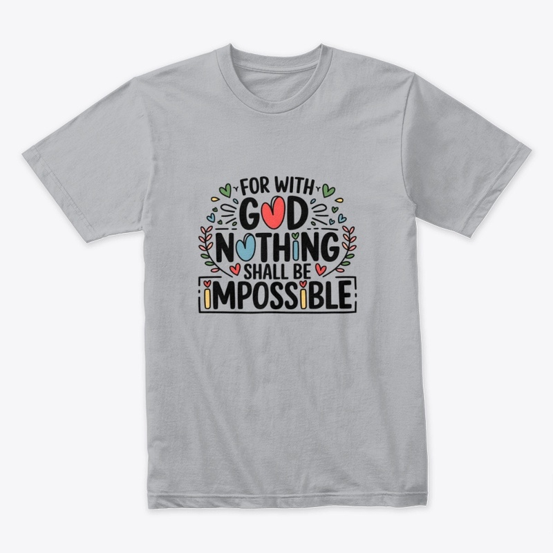 For God nothing impossible