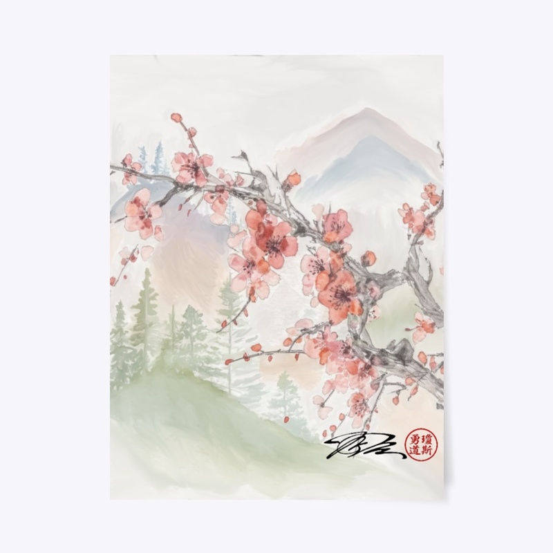 Mount Fuji cherry blossoms