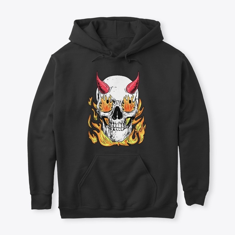 SKULL ON FIRE