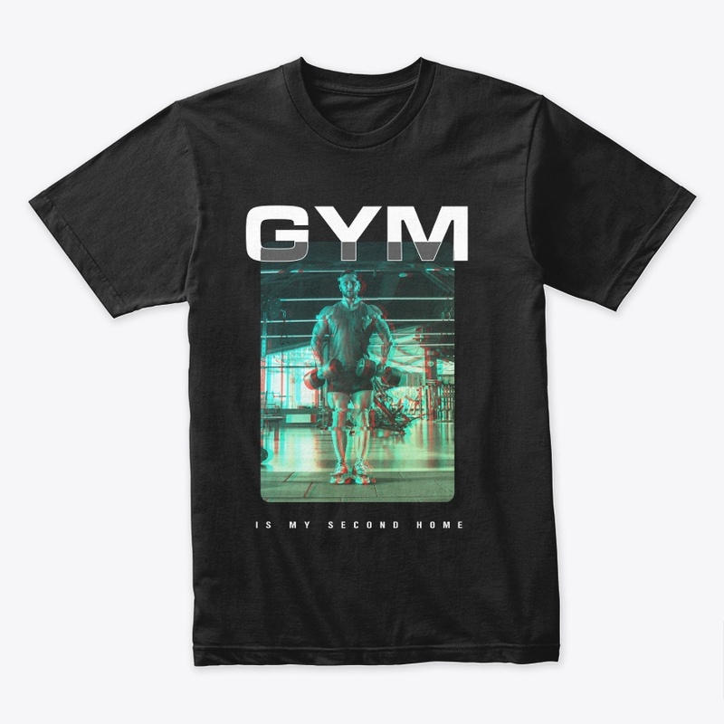 GYM IS MY SECOND HOME 