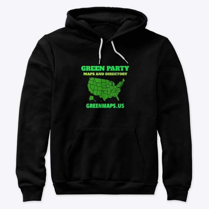 Green Party Maps - Black