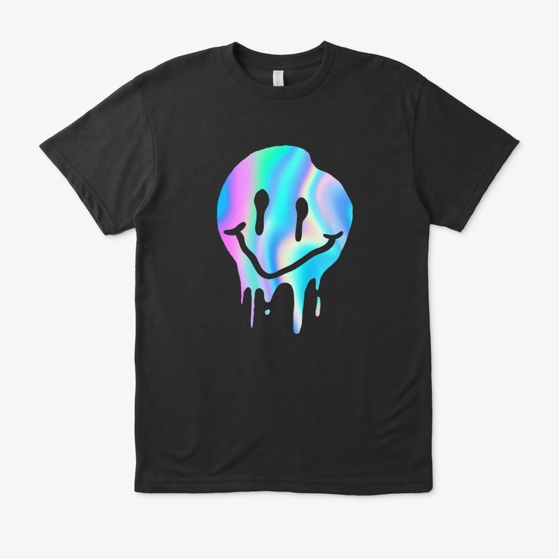 Happy Face Melting Trippy Design