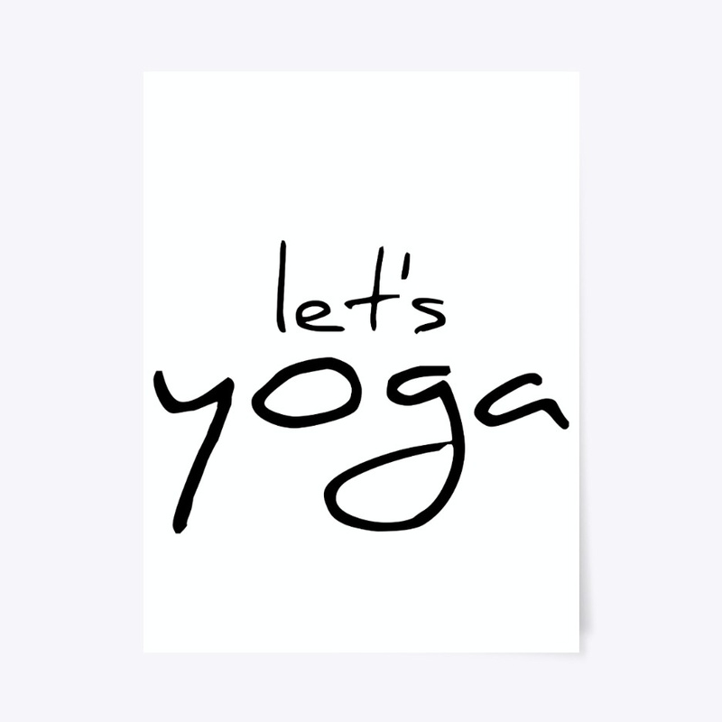 Let's Yoga Black - PK.digart