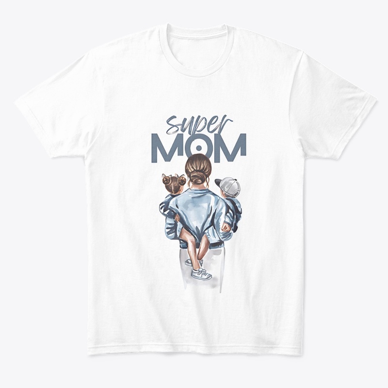 Super Mom Design T-Shirt