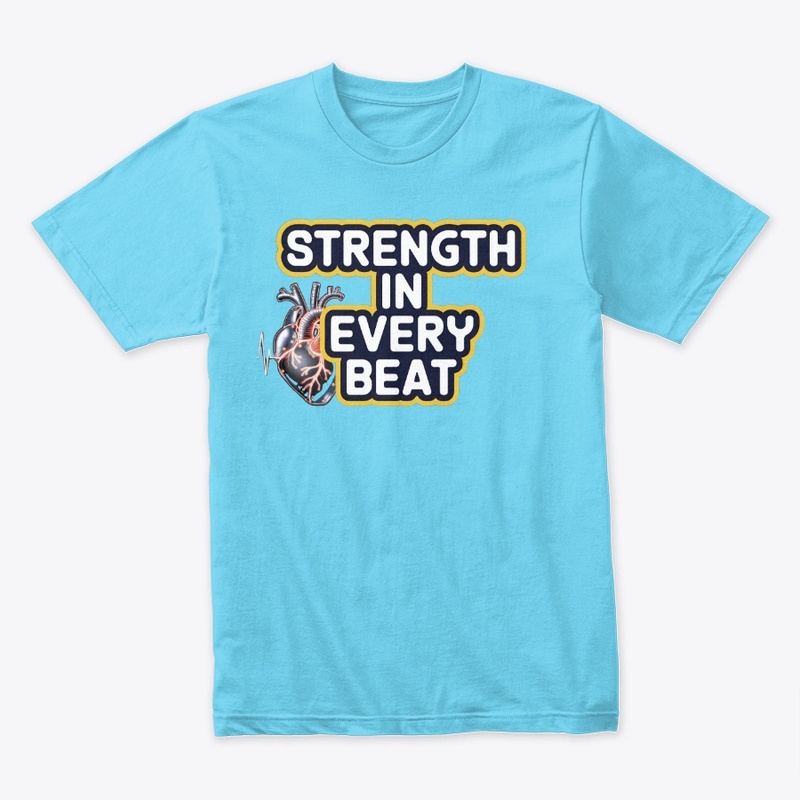Modern Glowing Heartbeat Design 