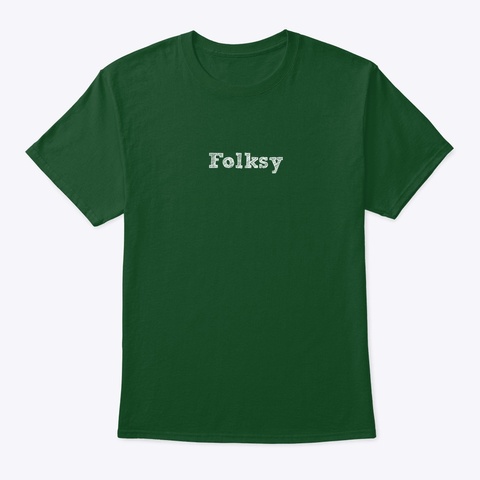 Folksy Tee Deep Forest Maglietta Front