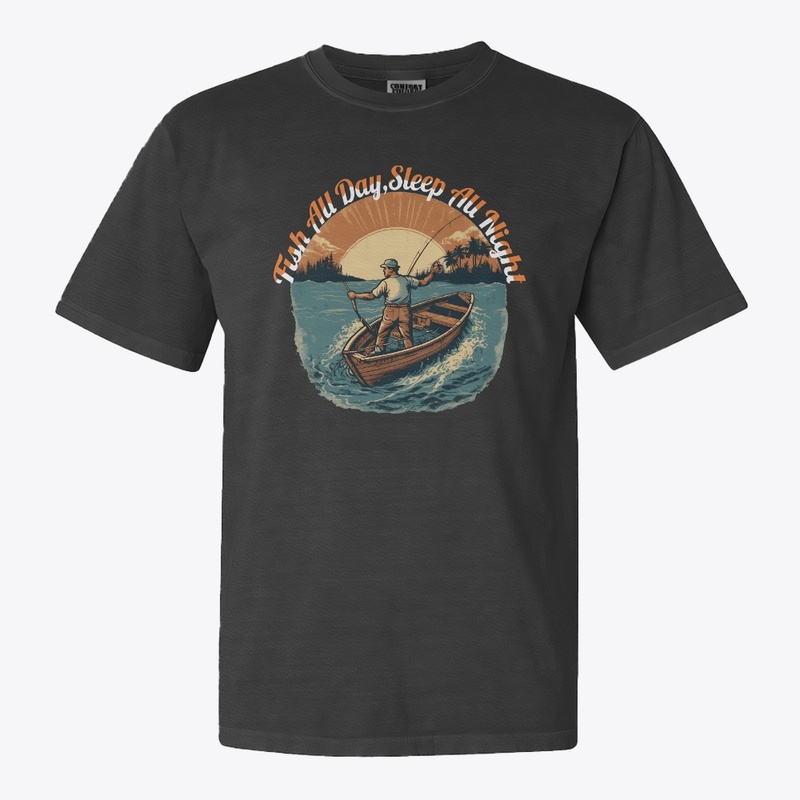 Fishing t-shirt design
