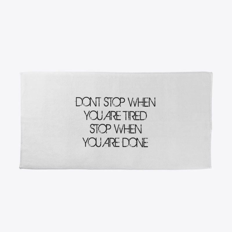 STOP WHEN YOU'RE DONE