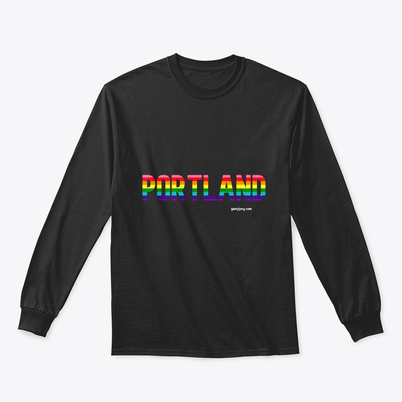 Portland Pride Rainbow Flag Apparel