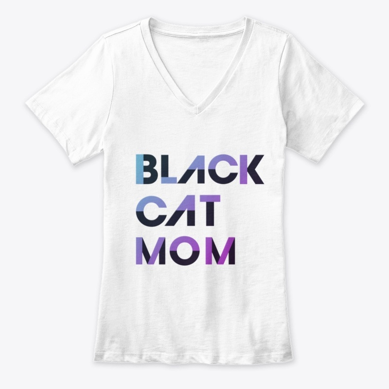 Modern Black Cat Mom or Cat Mom
