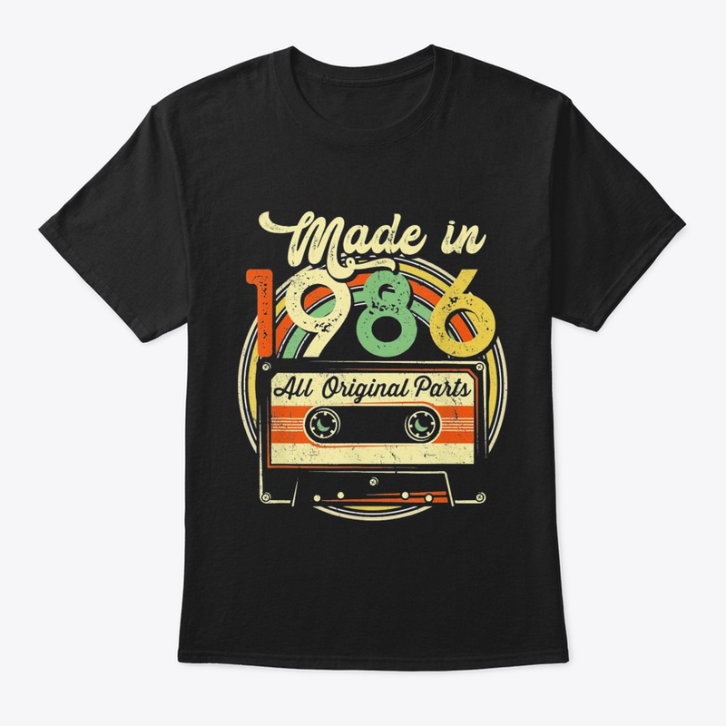 Made In 1986 35Th Birthday Gifts Cassett