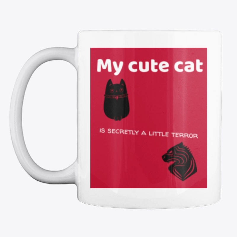 My cute cat is a little terror