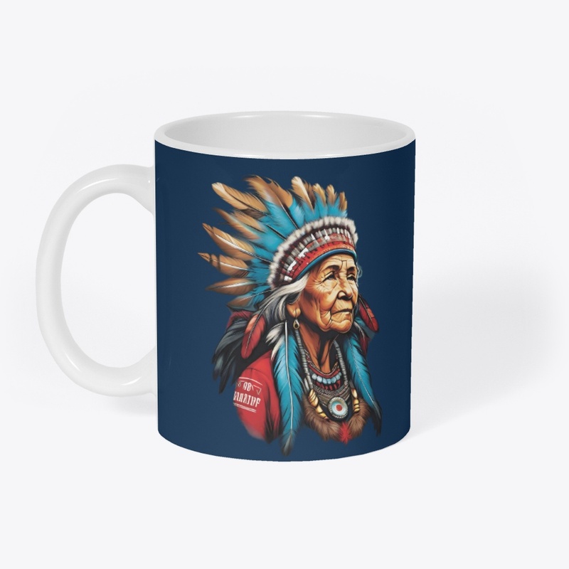 Indigenous Fascinating Old Woman