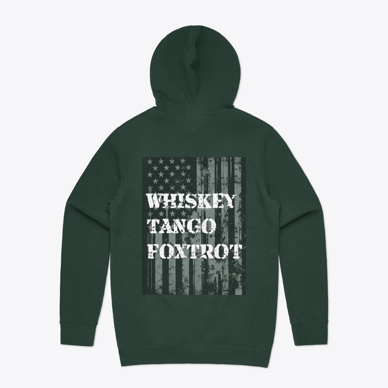 WTF Whiskey Tango Foxtrot American Flag