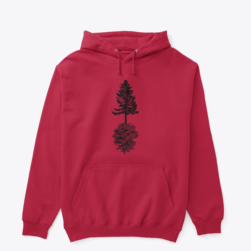 Evergreen Tree and Pine Cone