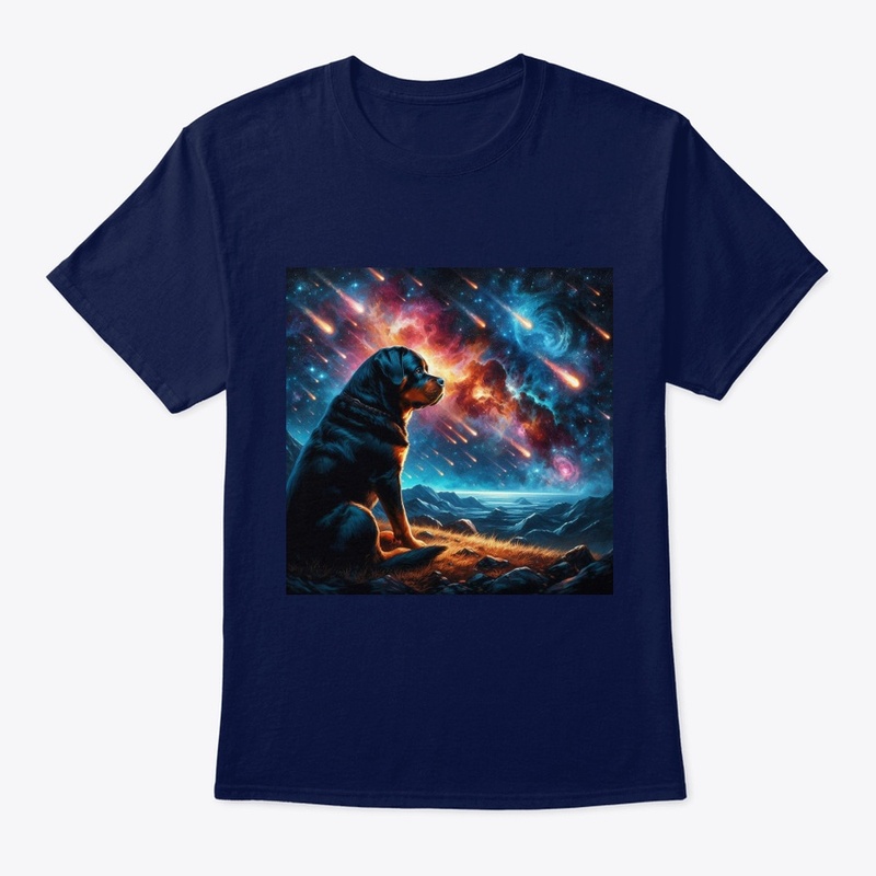 Rottweiler Watching The Sky