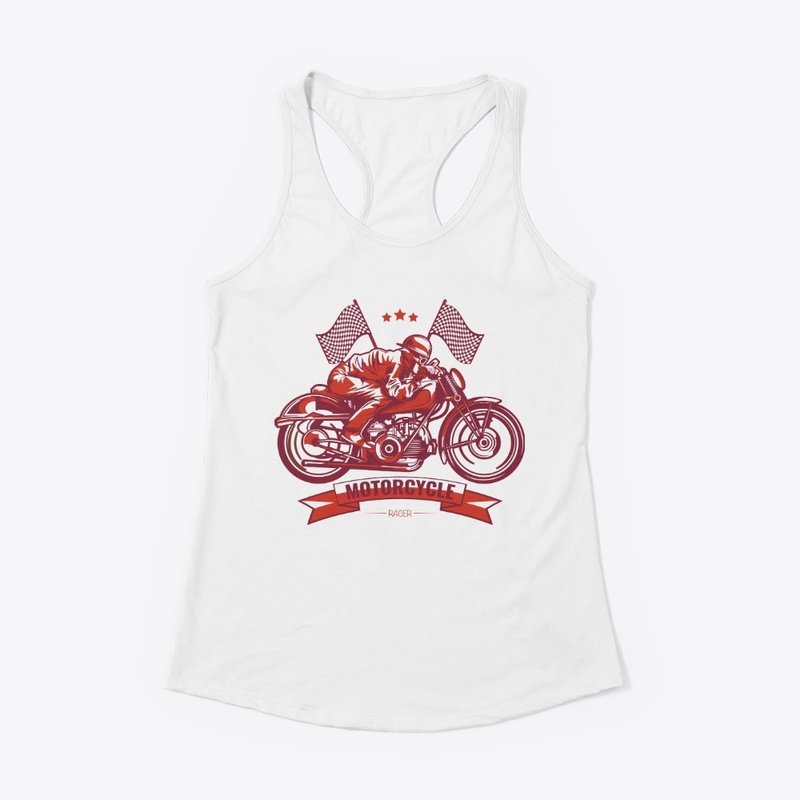 Motorcycle Racer T-shirt Design