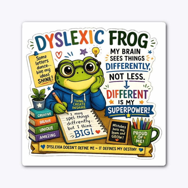 Dyslexia is a super Power FROGGY